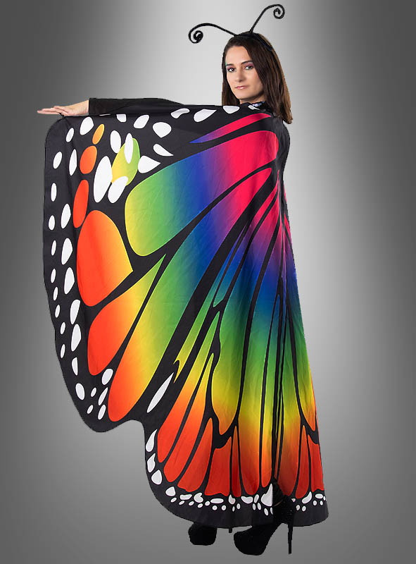 Product image 3 of the product “Deluxe Butterfly Cape colorful ”