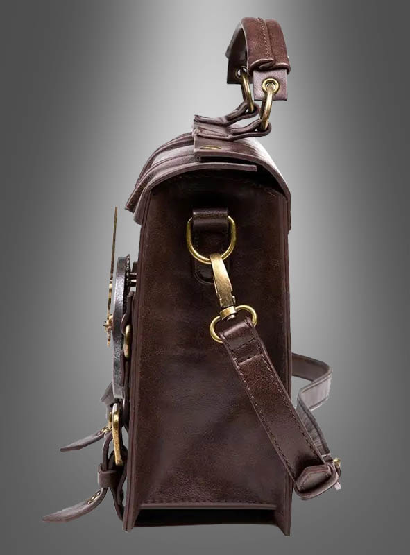 Artikelbild 3 des Artikels “Steampunk Handtasche 26cm mit Uhr “