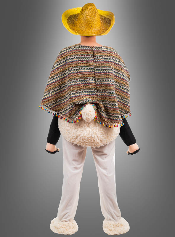 Artikelbild 3 des Artikels “Lama Kostüm 2 Teiler Alpaka mit Poncho “