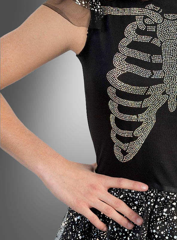 Artikelbild 3 des Artikels “Schillerndes Skelett Kleid Mädchen “