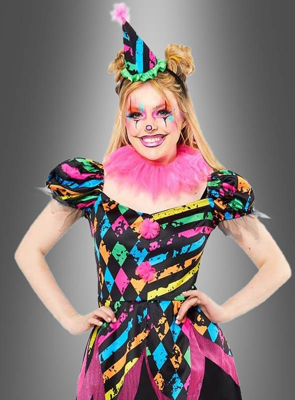 Artikelbild 3 des Artikels “Zirkus Clown Neon Kostüm Damen “