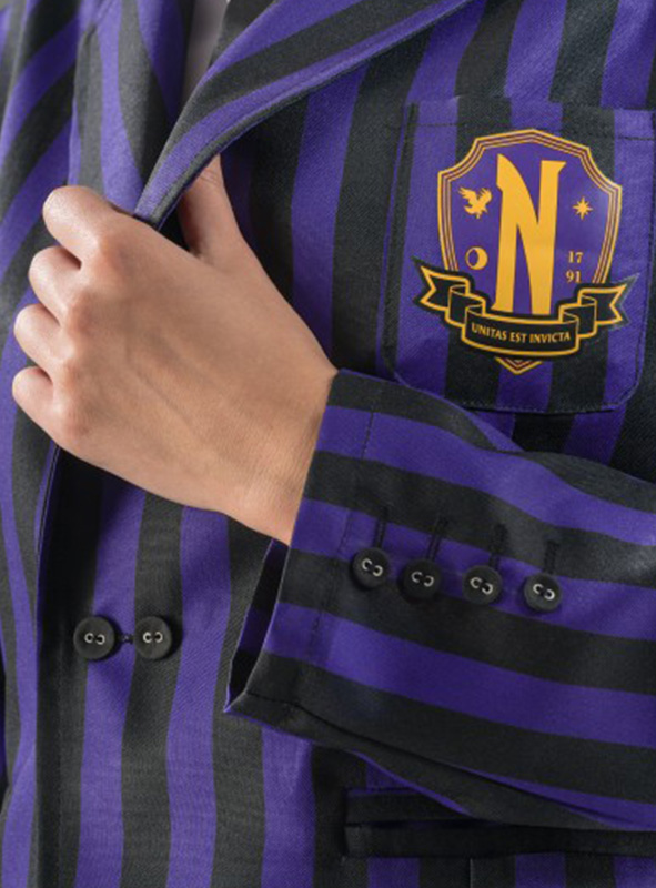 Product image 4 of the product “Wednesday Costume Uniform Woman black-purple ”