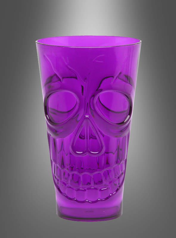 Product image 4 of the product “Halloween drinking glass with skull ”