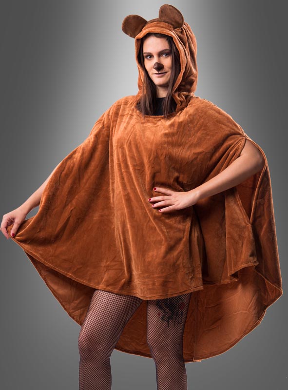 Product image 5 of the product “Brown Poncho Plush XS-5XL ”